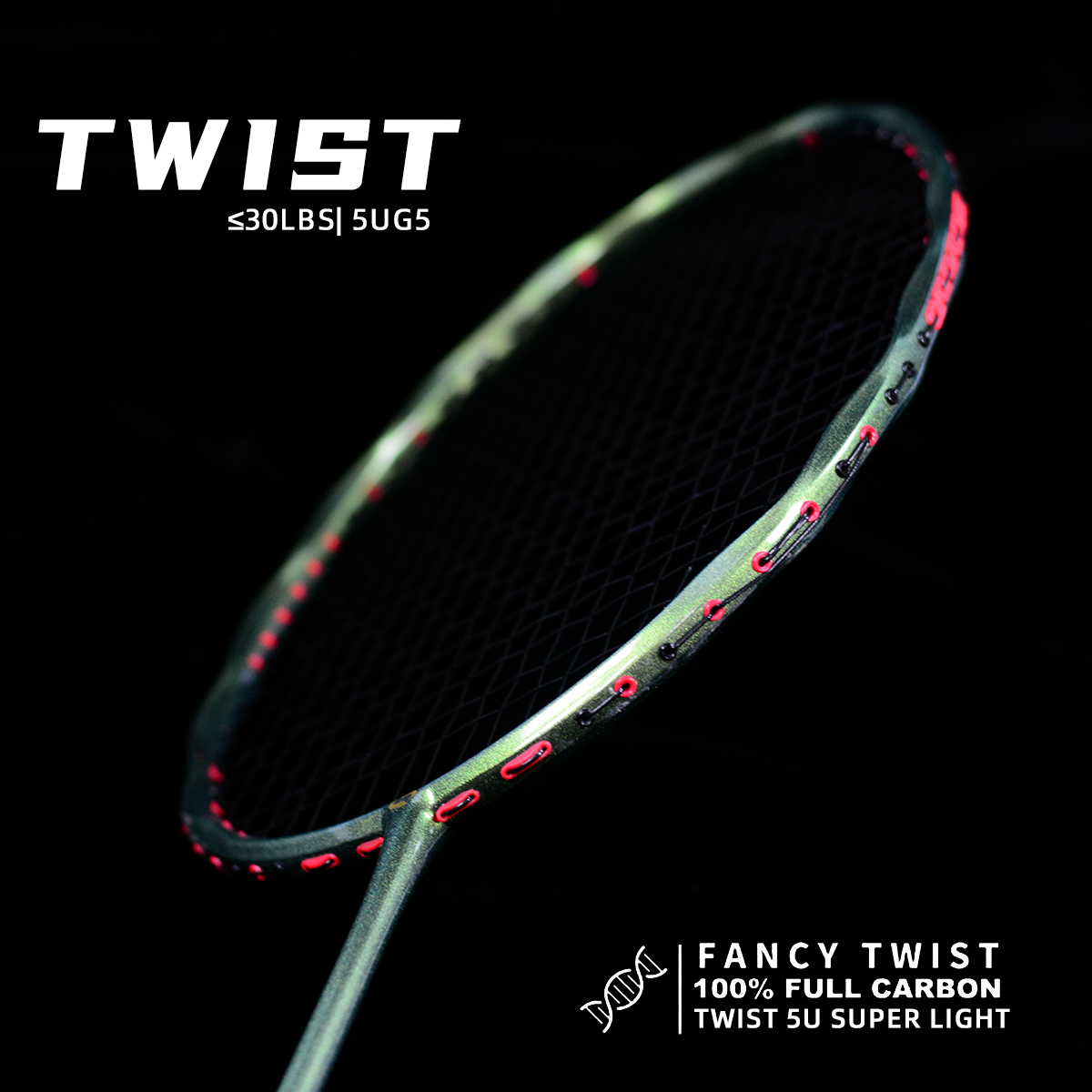 Badminton Yonex Nanoflare - Raqueta de Bádminton TWIST 100% Fibra