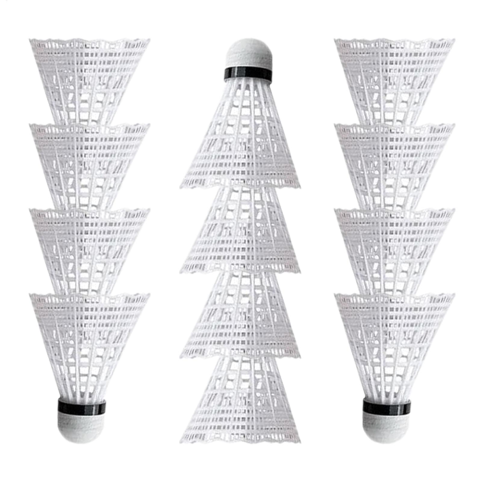 Nylon Shuttlecock 12 - Volantes de bádminton para exteriores, 12