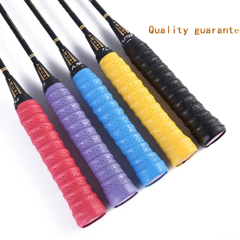 Badminton Grip Tape - 1/4 piezas, 6 colores, marca antideslizante,